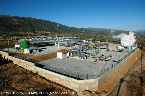 Immagine della centrale geotermica turca Dora 1