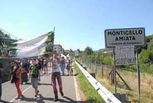 Immagine della manifestazione del 28 giugno contro la geotermia